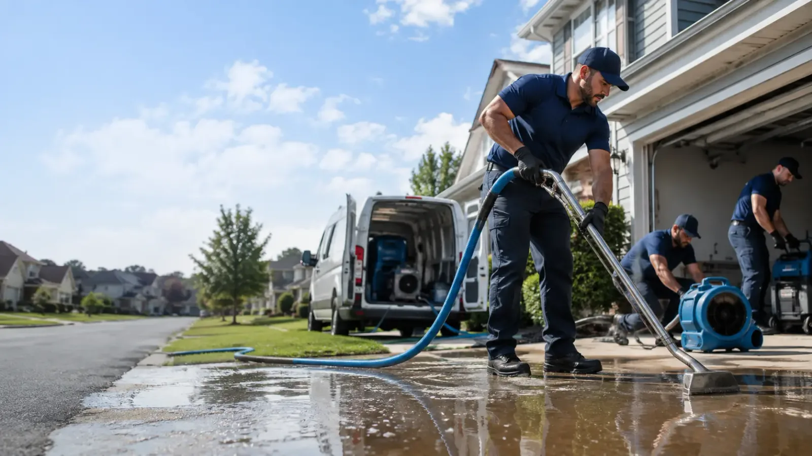 Flood Damage Restoration in Dickens, IA